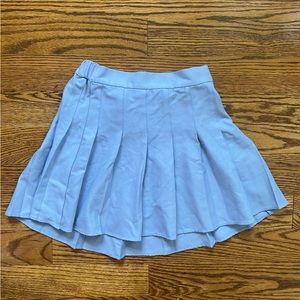 Garage mini pleated skirt